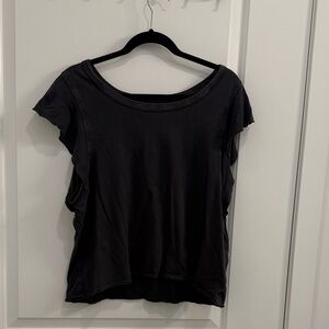 Aerie Charcoal Short Sleeve Tee